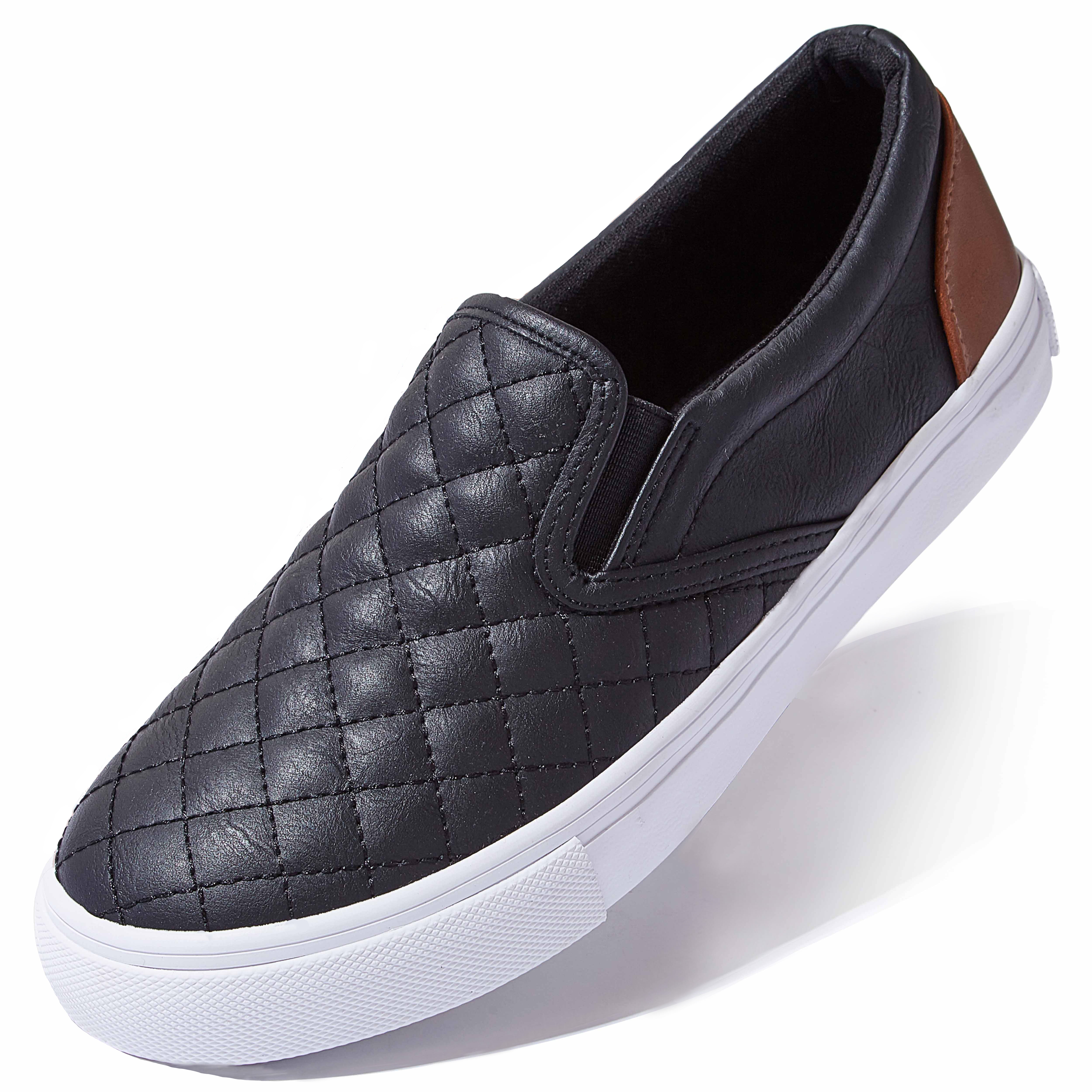 DailyShoes - DailyShoes Quilted Casual Slip-on Sneakers Slip On Hour