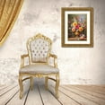 thumbnail image 3 of Viktoria 14x18 Gold Ornate Wood Framed with Double Matting Museum Art Print Titled - Still Life with Iris, 3 of 4
