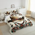 thumbnail image 3 of Homewish Vintage Western Aztec Full Size Comforter Sets,Rustic Cowboy Hat Bedding Comforter Set,Cyan Ebige Brown Bedding Sets For Boys Teens,Breathable Home Decor Reversible,3 Pieces, 3 of 8