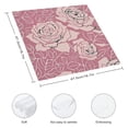 thumbnail image 3 of Shangniulu Table Cloth Napkins Floral Rose, Washable Reusable Dinner Napkin, Table Decor for Kitchen, Cocktail Party,Wedding, Banquet, Holiday 6 PCS, 3 of 7