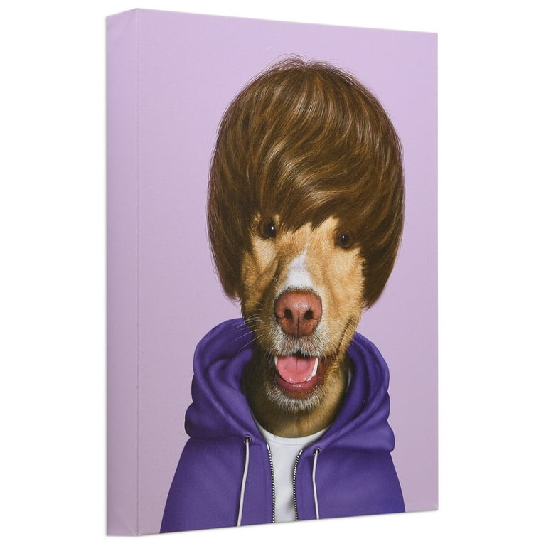 Empire Art Direct Pets Rock Teen Graphic Art on Wrapped Canvas Dog