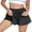 Black, variant on JuneFish Women's 2 in 1 Flowy Athletic Shorts Running Tennis Skirt Workout Skorts with Pockets