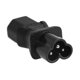 thumbnail image 1 of Iec 320 C13 Female To C6 Male Ac Power Adapter Converter - Cloverleaf Plug, 1 of 4