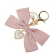 thumbnail image 5 of Unique Bargains 1 Pc Handbag Charms Keychains Fabric Bow Bag Accessories Pink, 5 of 5