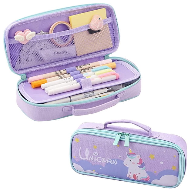 Pencil Case Pencil Case Cloth Pencil Bag Portable Pencil Case For Girls Large Capacity Pencil Case Double Layer Cloth Pencil Bag For Storing Pens Notes Erasers