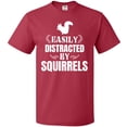 thumbnail image 3 of Inktastic Easily Distracted by Squirrels T-Shirt, 3 of 5