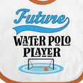 thumbnail image 4 of Inktastic Future Water Polo Player Boys Baby Bib, 4 of 4