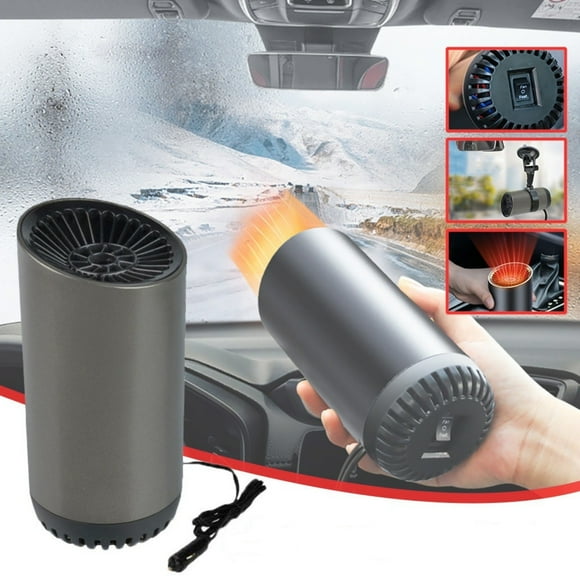 Boreal Craft Car Heater 12V 200W Plug In Car Heaters 2 In 1 Portable Car Heater & Car Fan Car Windshield Demister With 180 ° Brackets Fast Heating Defrost Table Top Heater