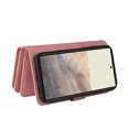 thumbnail image 3 of Nalacover Wallet Case for Google Pixel 6, [15 Card Slots] [Zipper Pocket] Vintage PU Leather Flip Folio Cover with Magnetic [Wrist Strap] [Kickstand] Skin-Feeling Shockproof Case,Pink, 3 of 12