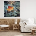 thumbnail image 3 of Stupell Industries Modern Maple Leaf Floating in Stream Canvas Art, 36 x 36, by Kate Jarvik Birch, 3 of 8