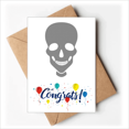 thumbnail image 1 of Faces Skeletons Sling Face Wedding Cards Congratulations Greeting Envelopes, 1 of 3