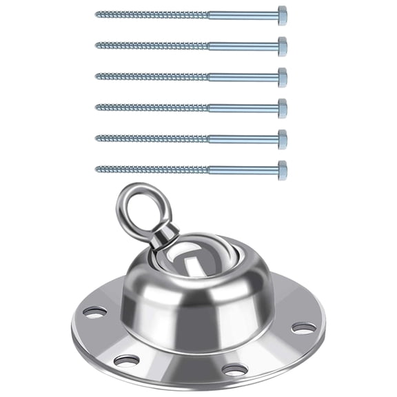 Heavy Duty Reusable Iron Dog Stake for Fixing Silver 1 Set