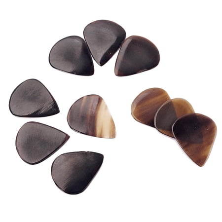 10 Pieces Guitar Pick Plectrums 0.8-1.2mm Thickness for Music Lovers Stage