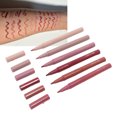 thumbnail image 1 of Linter de Labio Líquido, Acabado Mate Marcador de Delineador de Labios Pen 6 Colores Hidratante Para Fiesta para La Fiesta, 1 of 7