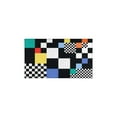 thumbnail image 2 of Black White Geometric Kitchen Rugs and Mats Sets Of 2,Kitchen Decoration Rugs,Rubber Backing Non-Slip Floor Mat for Sink Washable Waterproof Laundry Room Runner Rugs, 2 of 7