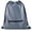 Black/Charcoal, variant on Soft Texture Drawstring Backpack - Quick Access Zipper Pocket