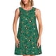 thumbnail image 1 of Easygdp Cartoon Air Transportation para Vestido Transpirable de Mujer, Vestido Suelto de Manga Corta con Pliegues y Bolsillos para el Verano, 1 of 7