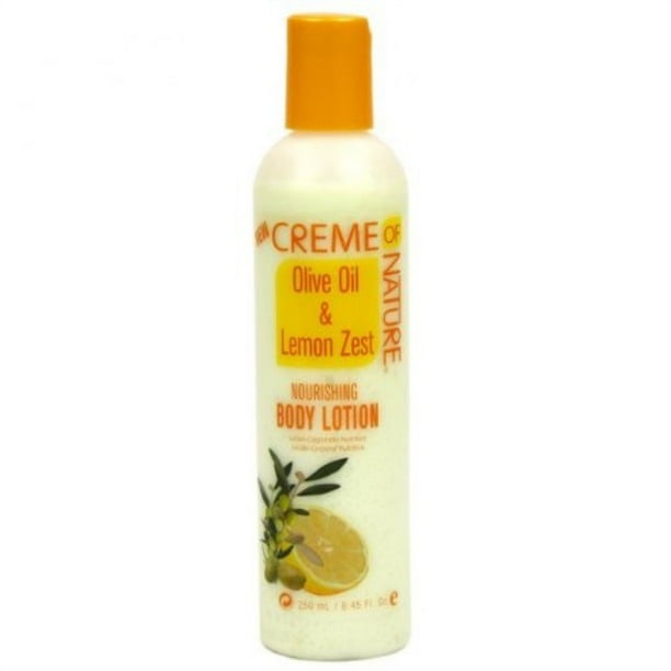creme of nature olive oil and lemon zest nourishing body lotion 8.45