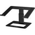 thumbnail image 2 of Besign LSX3 Aluminum Laptop Stand, Ergonomic Adjustable Notebook Stand, Riser Holder Computer Stand Compatible with Air, Pro, Dell, HP, More 10-15.6" Laptops (Black), 2 of 8