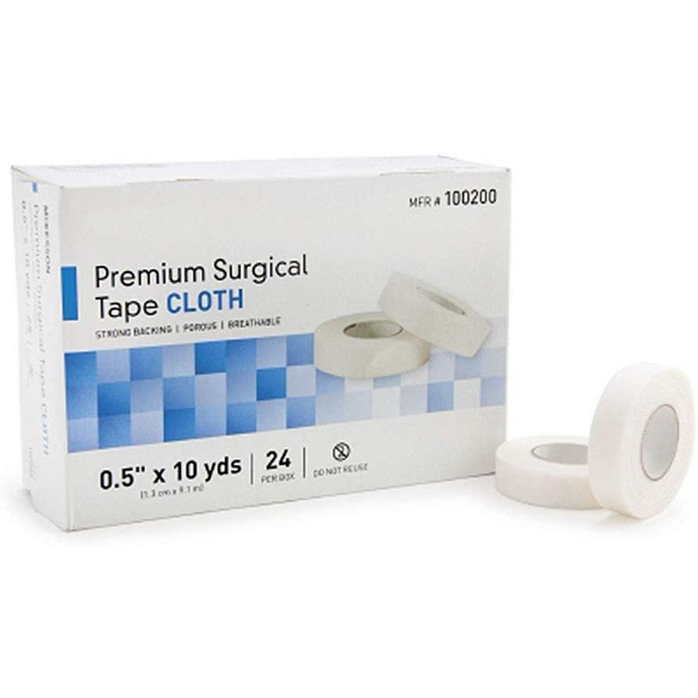 Medical Tapes. Case of 240 Surgical Tapes 0.5" x 10 yds. Nonsterile