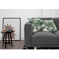 thumbnail image 3 of Ambesonne Eucalyptus Leaves Throw Pillow Cover 2 Pack, Rhombus Clouds, 24", Grey Teal Earth Yellow, 3 of 7