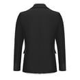 thumbnail image 3 of Men Coats Regular Large Size Double Pocket Slim Light Casual Business Travel Jacket Classic Stylish Business Overcoat, 3 of 3