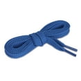 thumbnail image 2 of INSPIRE CHIC Unisex 2 Pairs Double Layers Hollow Shoestrings Flat Shoelaces Blue 120cm / 47.24", 2 of 4