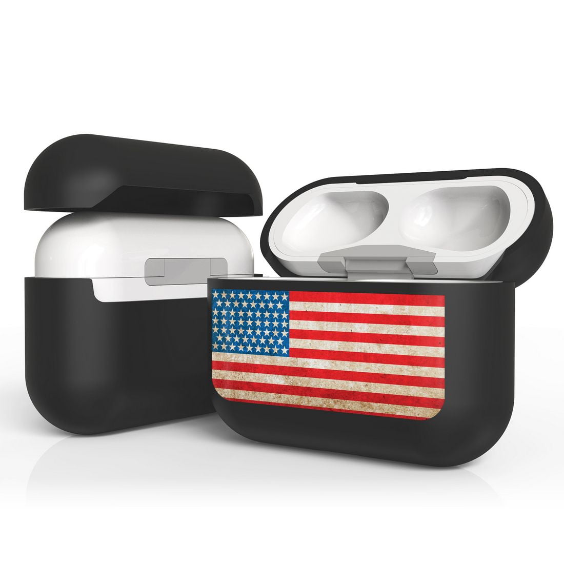 Bemz [Slim Lightweight] Protective Case Cover for Apple AirPods Pro - Thin  Blue Line USA Flag on Black - Walmart.com