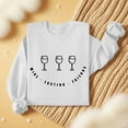 thumbnail image 5 of Fanxing Women's Crewneck Sweatshirts Casual Long Sleeve Thanksgiving Letter Print Pullover Tops White 2XL, 5 of 7