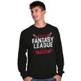 thumbnail image 3 of Fantasy Baseball League Manager Men's Big & Tall Long Sleeve Graphic Tee Brisco Brands 2X, 3 of 5