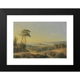 thumbnail image 2 of Johann-Rudolph Bühlmann 18x14 Black Modern Framed Museum Art Print Titled - View to the Bay of Pozzuoli (1879), 2 of 5