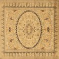 thumbnail image 1 of Ahgly Company Indoor Square Medallion Brown Traditional Area Rugs, 6' Square, 1 of 4