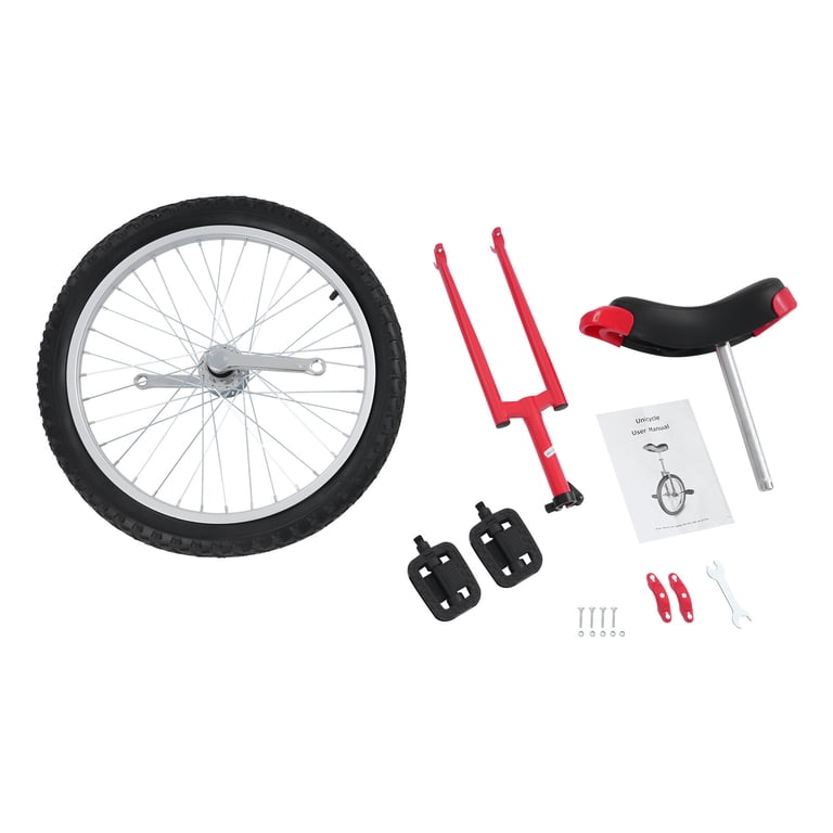 20 Inch Wheel Outdoor Unicycle, Unicycle, Outdoor Unicycle Red For