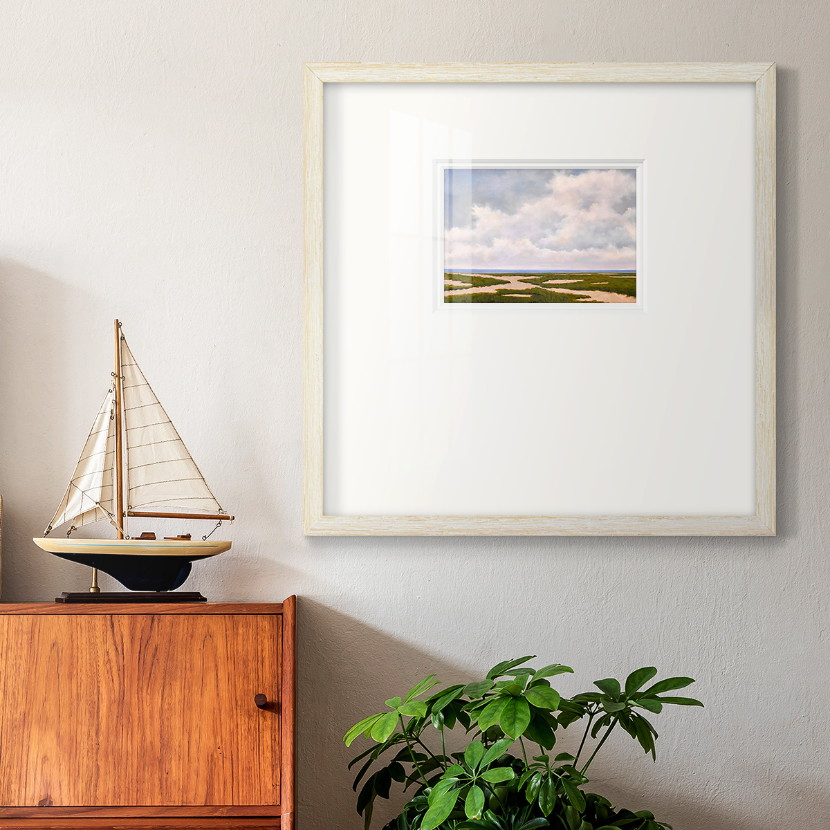 Beach DunesPremium Framed Print