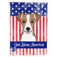 thumbnail image 1 of "Treasures BB2190CHF God Bless American Flag with Russell Terrier Flag Canvas House, grande, multicolor" Caroline's Treasures BB2190CHF, 1 of 1