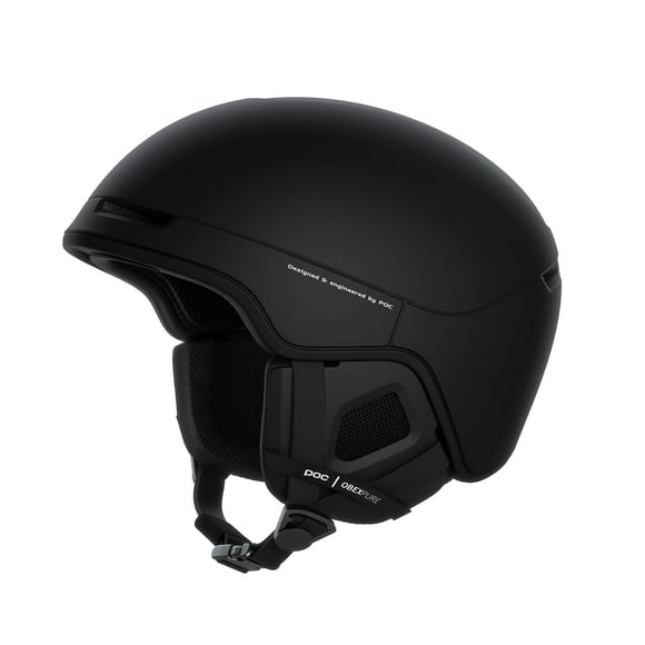 POC, Obex Pure Snowboard and Ski Helmet for Resort and Backcountry Riding, Breathable and Adjustable, Uranium Black, X-Large/XX-Large