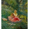 thumbnail image 3 of Gaston La Touche 12x13 Black Modern Framed Museum Art Print Titled - Fishing (1902), 3 of 5