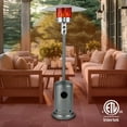 thumbnail image 3 of Fire Sense Hammered Platinum 48,000 BTU Propane Patio Heater for Outdoor Use, 3 of 7