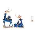 thumbnail image 1 of Escultura de ciervo, estatua, artesanía en resina, soporte para pajitas, dispensador de pajitas de acrílico, organizador de pajitas, madera realista,, 1 of 8