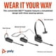 thumbnail image 3 of Auriculares inalámbricos DECT Poly CS540 con elevador HL10 - Mono, 3 of 5