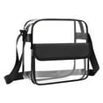 thumbnail image 1 of Clear Crossbody Purse Bag Clear Bag Stadium Approved Inner Pocket For Concerts Festivals Sports Events, 1 of 6