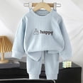 thumbnail image 2 of NIEWTR Kids Winter Two Piece Sets, Toddler Thermal Underwear Sets, Kids Warm Underwear Base Thermal Top and Pants Clothes Home Two Piece Sleep Set, 2 of 5