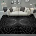 thumbnail image 1 of 3d Vortex Illusion Carpet Entrance Door Floor Mat Abstract Geometric Optical Doormat Non-slip Floor Mat Living Room Decor Rug-SinKeeU, 1 of 4
