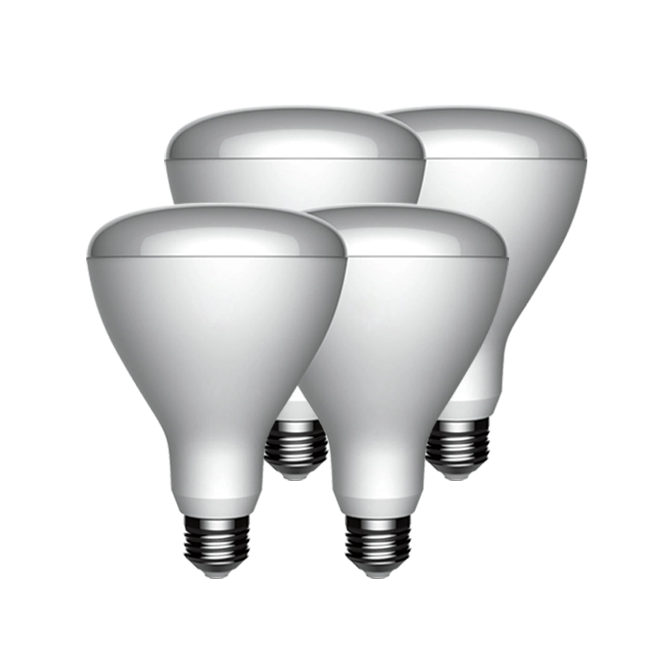 GE Incandescent Heat Lamp, 250 Watt Replacement, Soft White, BR40 Clear Floodlight Bulb (4 Pack)