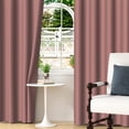 thumbnail image 3 of Lfeey Blackout Curtains, Room Darkening Living Room Bedroom, 52x84 inch, Dark Pink, Set of 2, 3 of 6