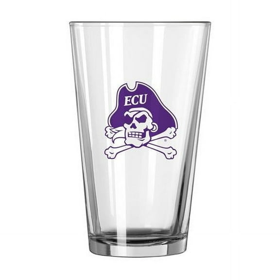 Logo Brands 131-G16P-1 East Carolina 16 oz Gameday Pint Glass