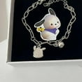 thumbnail image 5 of Cute Sanrio Pochacco Bell Bracelet Students Best Friend Sweet Girl Heart Style Necklace Handwear Ins Design Hand String Gift, 5 of 10