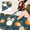 thumbnail image 6 of Yayeee Faucet Mat for Kitchen Sink 14.7" Diatomite Long Splash Guard Pad, Floral Oranges, 6 of 7