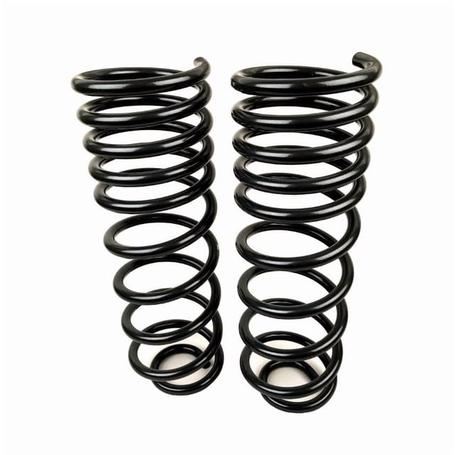 MaxTrac Coil Spring 272920 2 Inch Drop; Powder Coated; Black; Set of 2