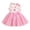 Pink, variant on Little Girls Cotton Dress Sleeveless Dinosaur Princess Kids Toddler Baby Bow Girls Tulle Dresses Girls Black Dress